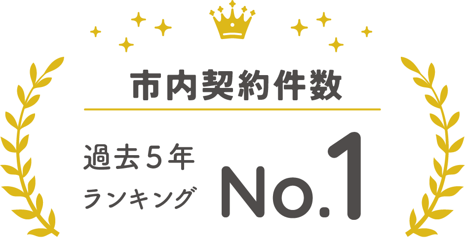 市内契約件数No.1